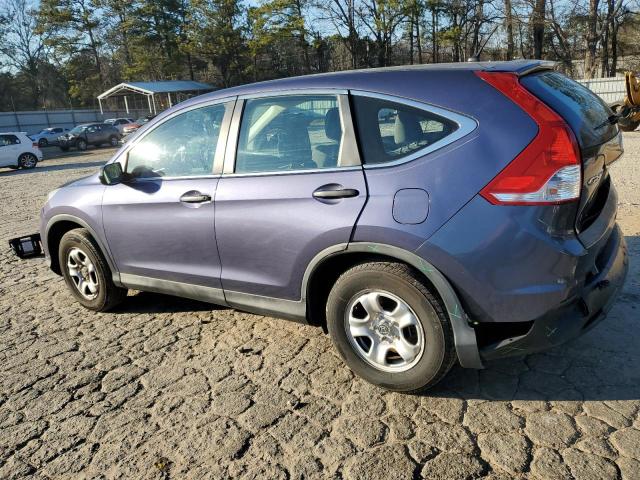 3CZRM3H30DG706389 - 2013 HONDA CR-V LX BLUE photo 2