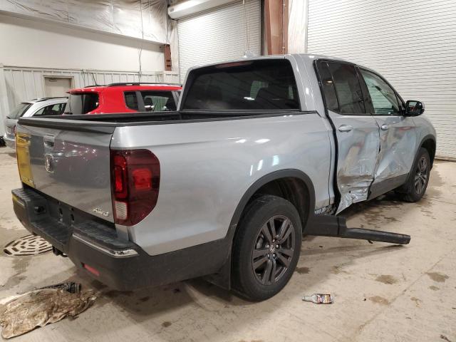 5FPYK3F18KB042605 - 2019 HONDA RIDGELINE SPORT SILVER photo 3