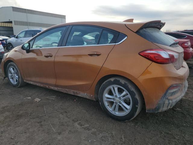 3G1BE6SM6HS564925 - 2017 CHEVROLET CRUZE LT ORANGE photo 2