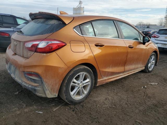 3G1BE6SM6HS564925 - 2017 CHEVROLET CRUZE LT ORANGE photo 3