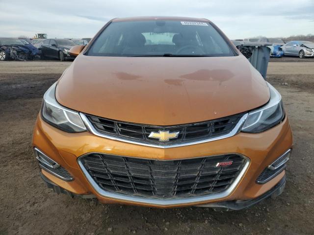 3G1BE6SM6HS564925 - 2017 CHEVROLET CRUZE LT ORANGE photo 5