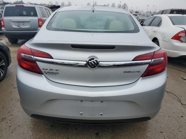 2G4GV5EK2E9296803 - 2014 BUICK REGAL SILVER photo 6