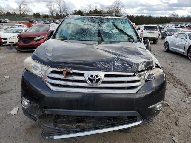 5TDDK3EH0DS242334 - 2013 TOYOTA HIGHLANDER LIMITED BLACK photo 5