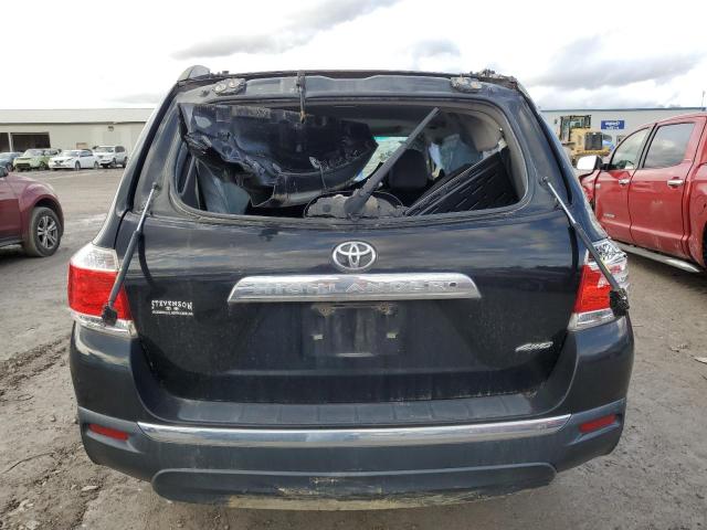 5TDDK3EH0DS242334 - 2013 TOYOTA HIGHLANDER LIMITED BLACK photo 6