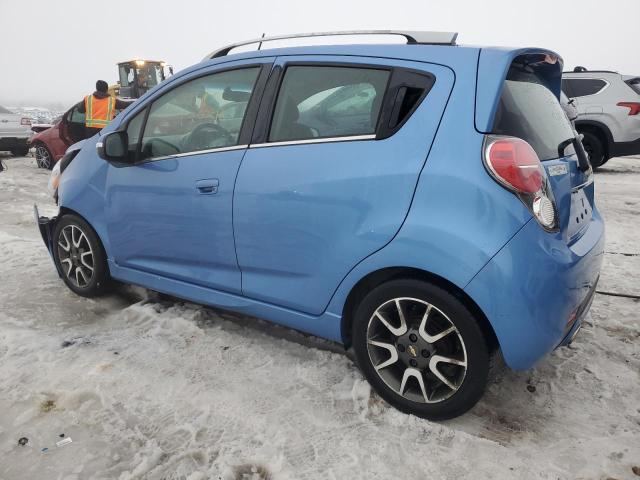 KL8CF6S99EC400356 - 2014 CHEVROLET SPARK 2LT BLUE photo 2