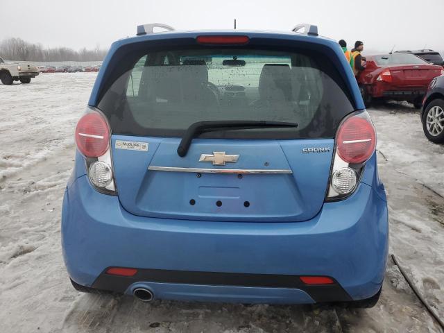 KL8CF6S99EC400356 - 2014 CHEVROLET SPARK 2LT BLUE photo 6