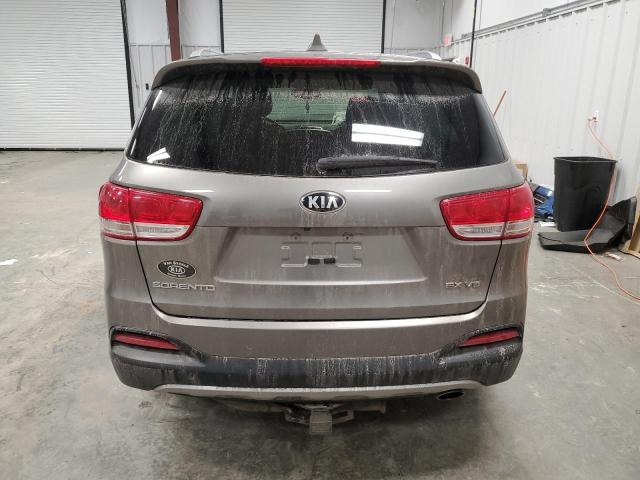 5XYPHDA54GG040272 - 2016 KIA SORENTO EX GRAY photo 6