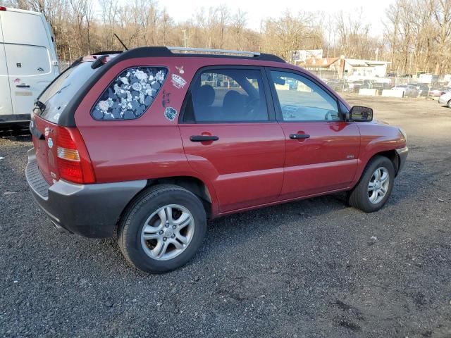 KNDJE723X67226696 - 2006 KIA NEW SPORTA RED photo 3