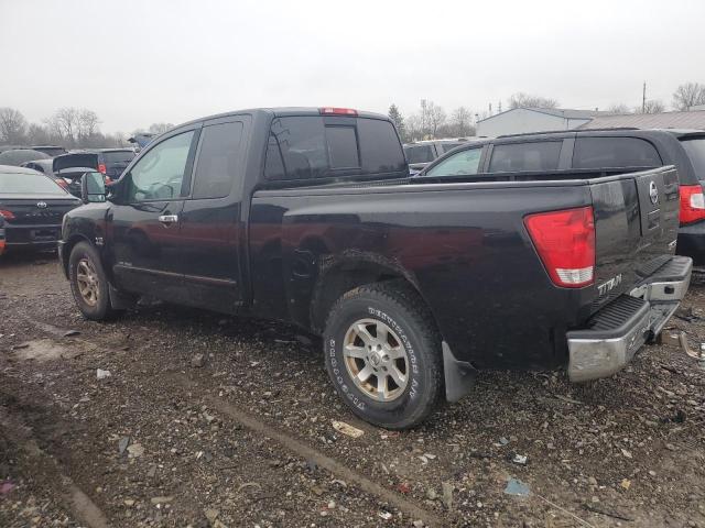 1N6AA06A24N556284 - 2004 NISSAN TITAN XE BLACK photo 2