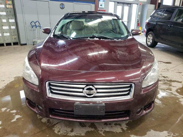 1N4AA5AP3EC495994 - 2014 NISSAN MAXIMA S MAROON photo 5