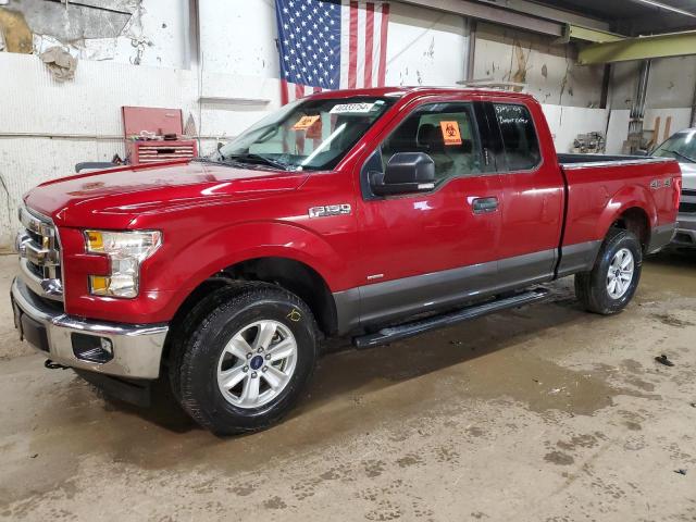 1FTEX1EP1HKC44365 - 2017 FORD F150 SUPER CAB BURGUNDY photo 1