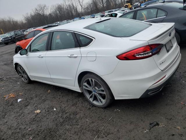 3FA6P0D96LR116246 - 2020 FORD FUSION TITANIUM WHITE photo 2