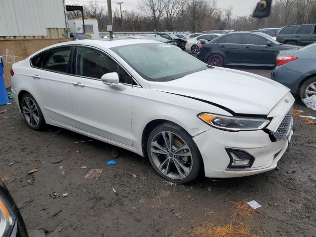 3FA6P0D96LR116246 - 2020 FORD FUSION TITANIUM WHITE photo 4