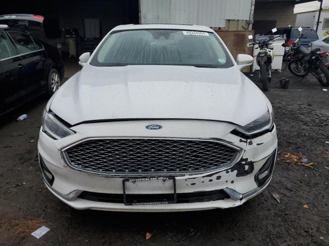 3FA6P0D96LR116246 - 2020 FORD FUSION TITANIUM WHITE photo 5