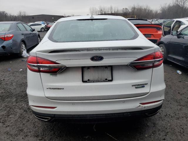 3FA6P0D96LR116246 - 2020 FORD FUSION TITANIUM WHITE photo 6