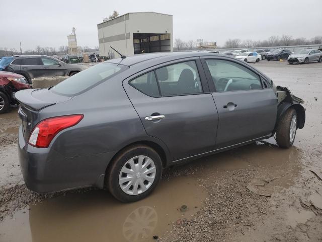 3N1CN7AP0JL881941 - 2018 NISSAN VERSA S GRAY photo 3