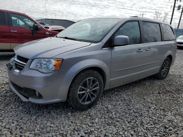 2C4RDGCG7HR685337 - 2017 DODGE GRAND CARA SXT SILVER photo 1