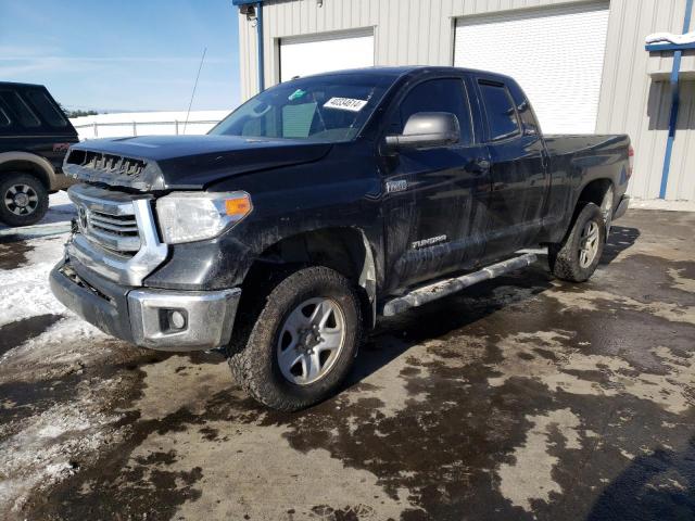 5TFUY5F15HX668161 - 2017 TOYOTA TUNDRA DOUBLE CAB SR/SR5 BLACK photo 1