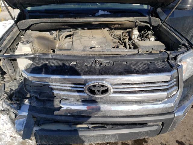 5TFUY5F15HX668161 - 2017 TOYOTA TUNDRA DOUBLE CAB SR/SR5 BLACK photo 11