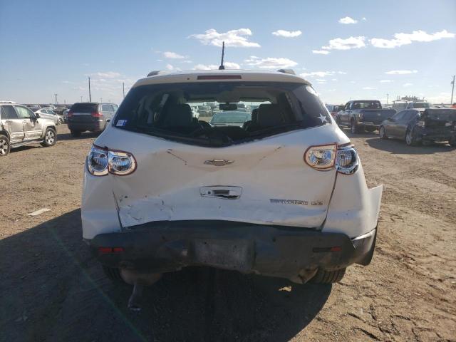 1GNKRLED8BJ301101 - 2011 CHEVROLET TRAVERSE LTZ WHITE photo 6