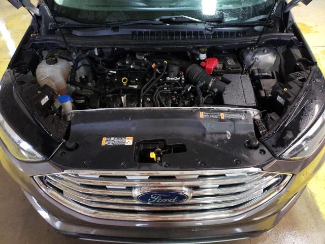 2FMPK4J94KBB36058 - 2019 FORD EDGE SEL BROWN photo 12