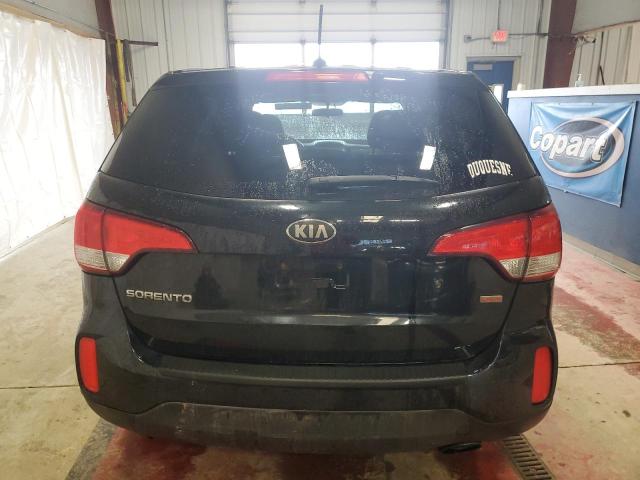 5XYKT3A69EG469691 - 2014 KIA SORENTO LX BLACK photo 6