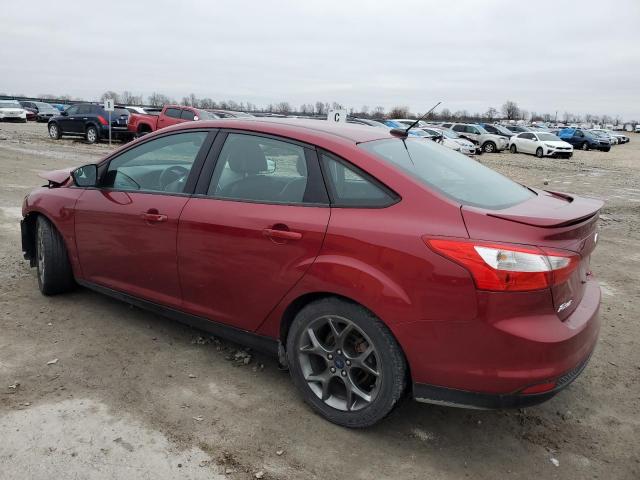 1FADP3F28EL296887 - 2014 FORD FOCUS SE MAROON photo 2