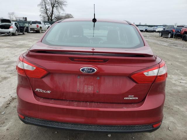 1FADP3F28EL296887 - 2014 FORD FOCUS SE MAROON photo 6