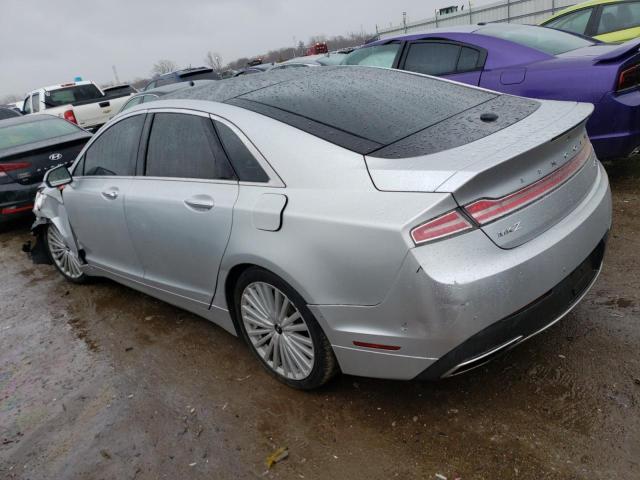 3LN6L5E95HR609548 - 2017 LINCOLN MKZ RESERVE SILVER photo 2