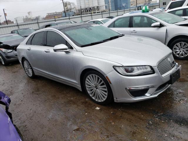 3LN6L5E95HR609548 - 2017 LINCOLN MKZ RESERVE ვერცხლისფერი ფოტო 4