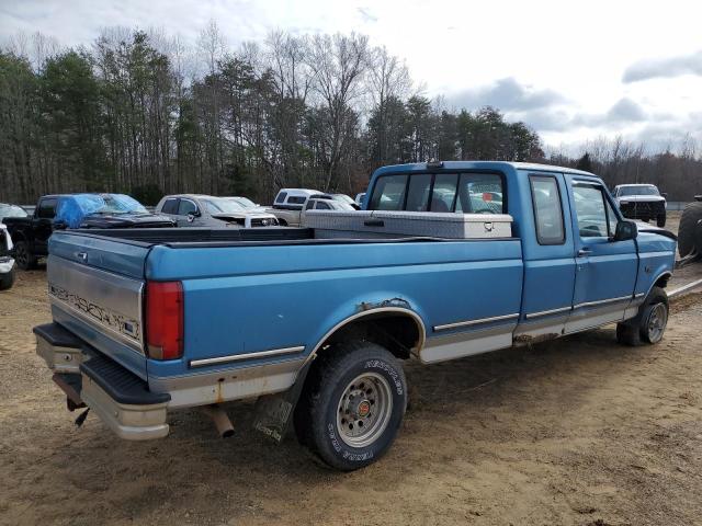 1FTEX14H9PKA10967 - 1993 FORD F150 BLUE photo 3