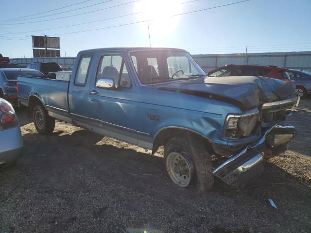 1FTEX14H9PKA10967 - 1993 FORD F150 BLUE photo 4