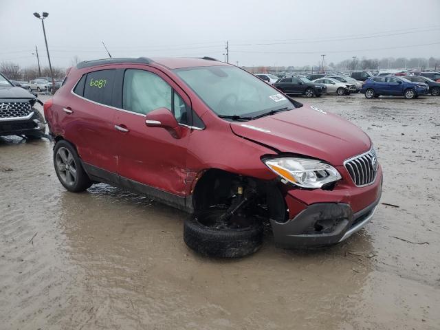 KL4CJASB2EB659668 - 2014 BUICK ENCORE RED photo 4