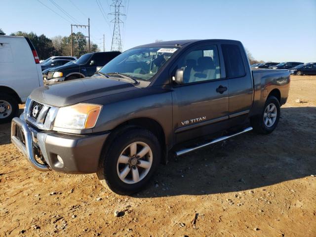 1N6BA0CA5BN322727 - 2011 NISSAN TITAN S GRAY photo 1