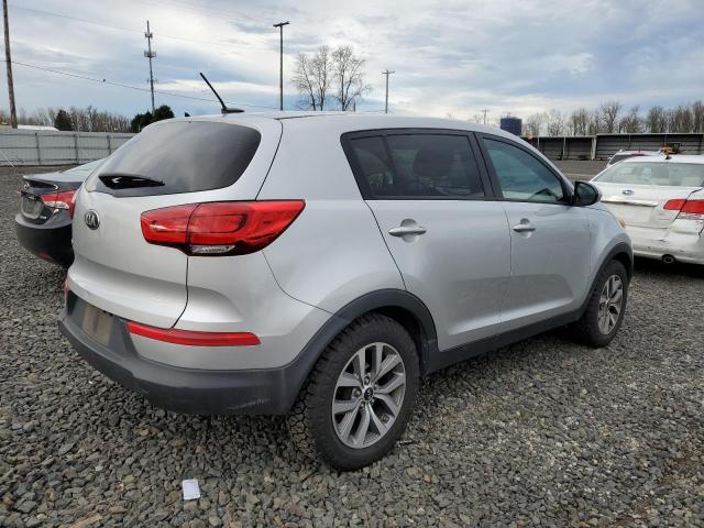 KNDPB3AC2E7641877 - 2014 KIA SPORTAGE BASE SILVER photo 3