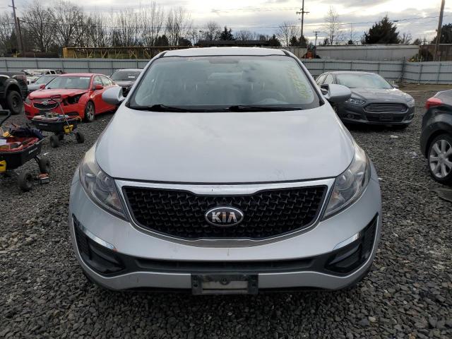 KNDPB3AC2E7641877 - 2014 KIA SPORTAGE BASE SILVER photo 5