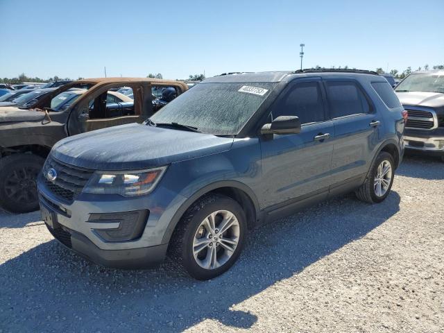 1FM5K8AR3JGA73430 - 2018 FORD EXPLORER POLICE INTERCEPTOR BLUE photo 1