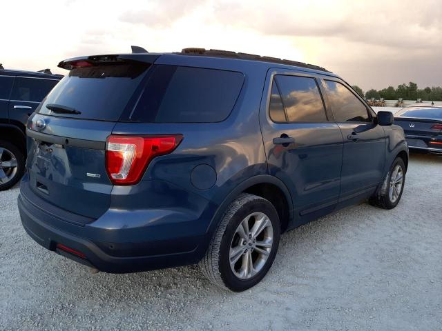 1FM5K8AR3JGA73430 - 2018 FORD EXPLORER POLICE INTERCEPTOR BLUE photo 3