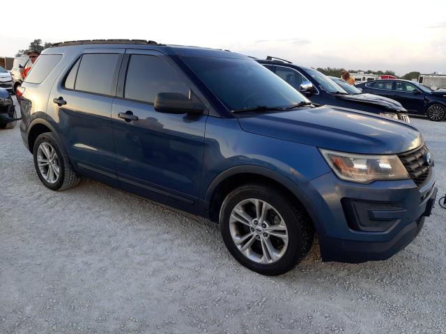 1FM5K8AR3JGA73430 - 2018 FORD EXPLORER POLICE INTERCEPTOR BLUE photo 4