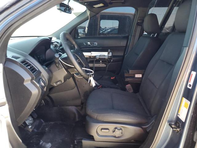 1FM5K8AR3JGA73430 - 2018 FORD EXPLORER POLICE INTERCEPTOR BLUE photo 7
