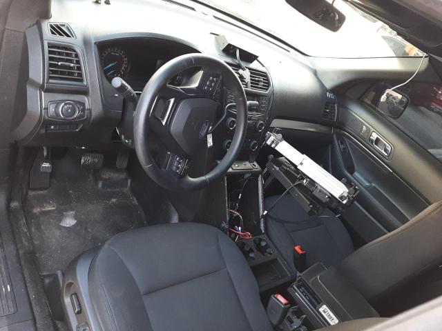 1FM5K8AR3JGA73430 - 2018 FORD EXPLORER POLICE INTERCEPTOR BLUE photo 8
