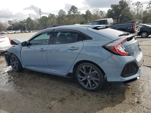 SHHFK7H97HU215533 - 2017 HONDA CIVIC SPORT TOURING GRAY photo 2