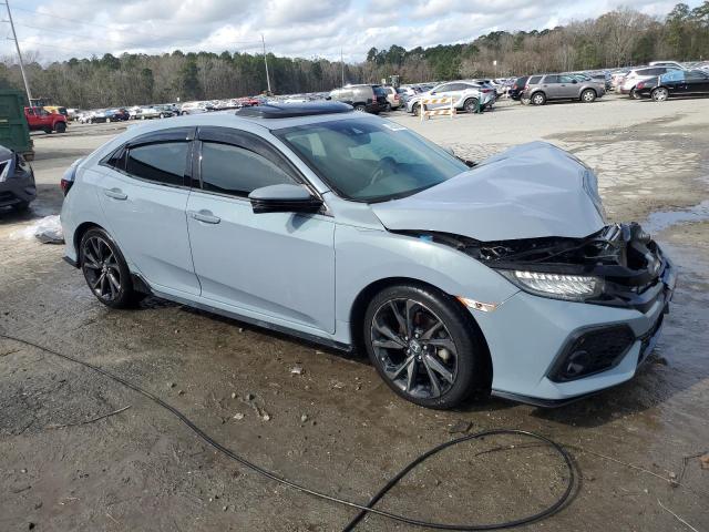 SHHFK7H97HU215533 - 2017 HONDA CIVIC SPORT TOURING GRAY photo 4