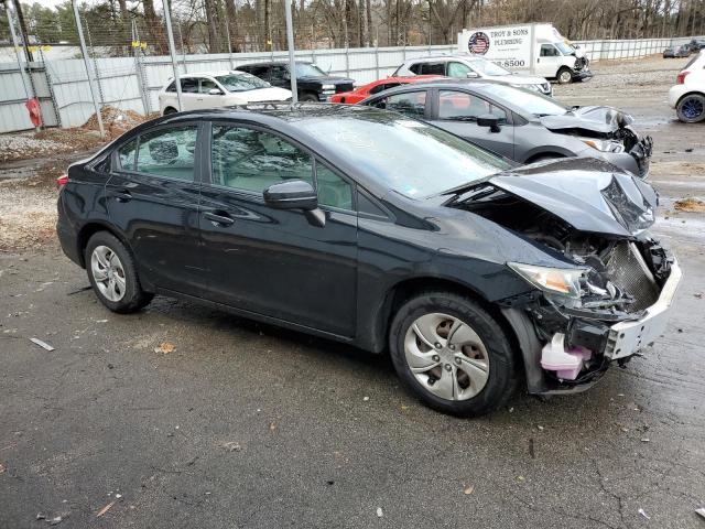 19XFB2F54FE705676 - 2015 HONDA CIVIC LX BLACK photo 4