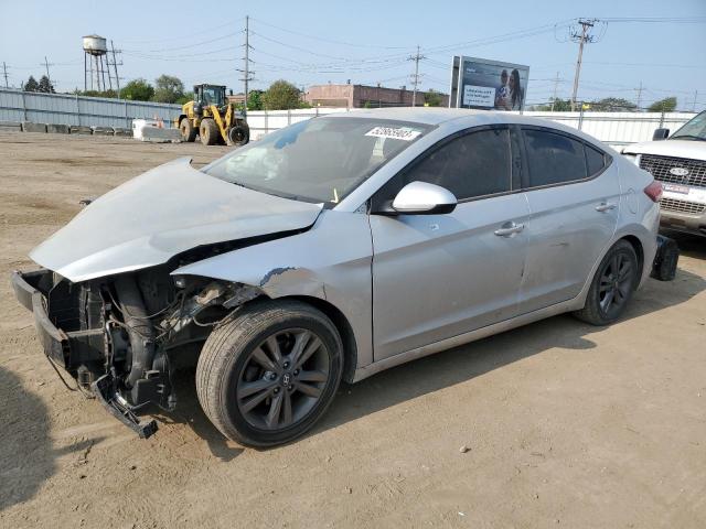 5NPD84LF2HH118230 - 2017 HYUNDAI ELANTRA SE SILVER photo 1