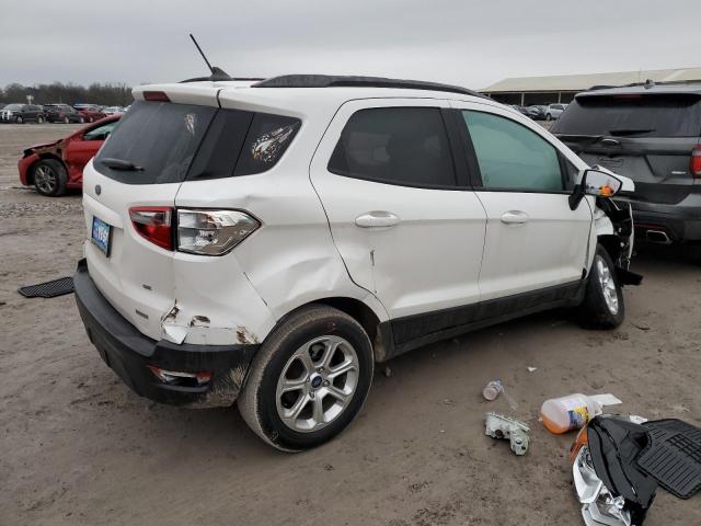 MAJ3S2GE4KC289119 - 2019 FORD ECOSPORT SE WHITE photo 3