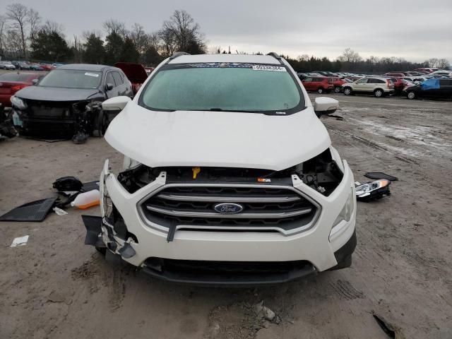 MAJ3S2GE4KC289119 - 2019 FORD ECOSPORT SE WHITE photo 5