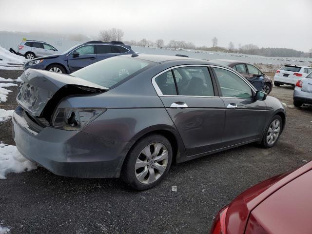 1HGCP36879A007527 - 2009 HONDA ACCORD EXL GRAY photo 3