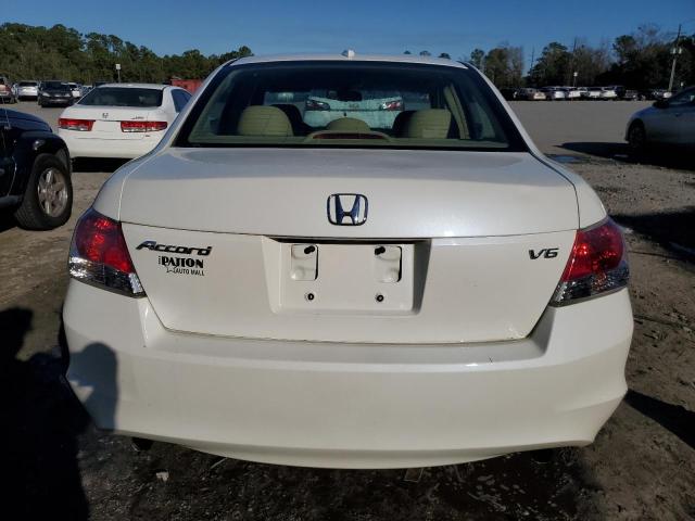 1HGCP368X8A085203 - 2008 HONDA ACCORD EXL WHITE photo 6