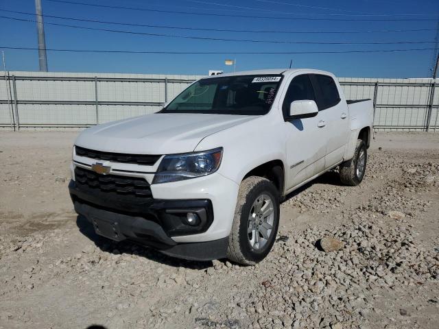 1GCGSCEN5M1230163 - 2021 CHEVROLET COLORADO LT WHITE photo 1